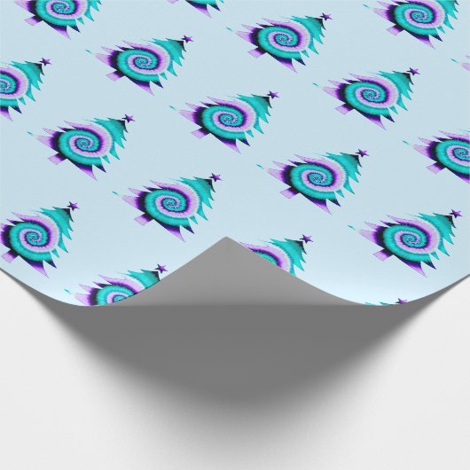 Hippy Holiday Warning Geschenkpapier (Ecke)