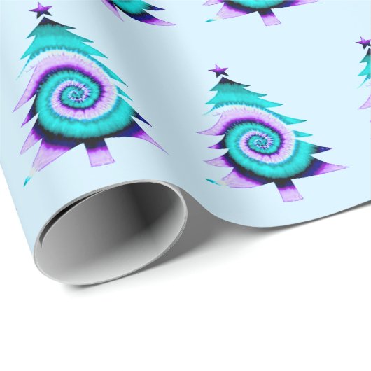 Hippy Holiday Warning Geschenkpapier (Rolleneckpunkt)