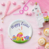 HIPPY HOP Osterpapierplatte Pappteller (Party)