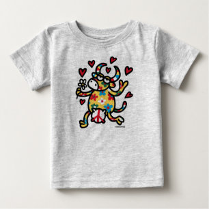 Hippy leersteht baby t-shirt