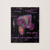 Hippy Liebe Traktor, Jigsaw Puzzle (Vertikal)