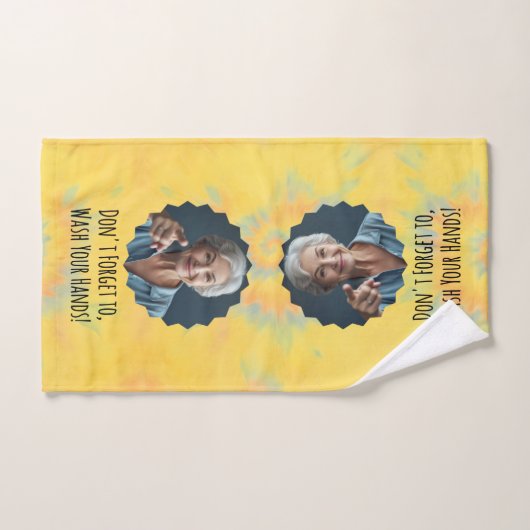 Hippy Mom, Wash your hands Handtuch (Handtuch)