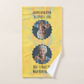 Hippy Mom, Wash your hands Handtuch (Handtuch)