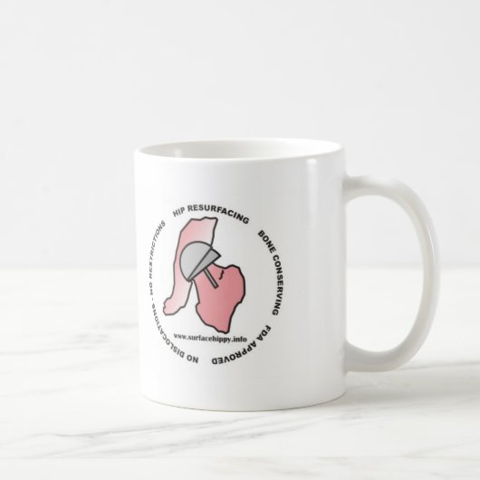 Hippy OberflächenTasse Kaffeetasse (Rechts)