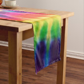 Hippy Peace Retro 60er Gefärbte Krawatte Medium Ta Mittelgroßer Tischläufer (Beispiel)