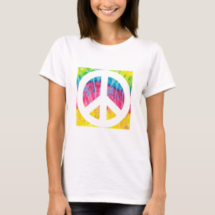 Hippy-Peace-Schild-T - Shirt