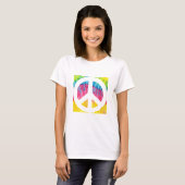 Hippy-Peace-Schild-T - Shirt (Vorne ganz)