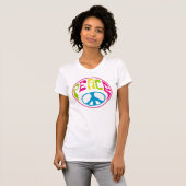 Hippy Peace Sign T-Shirt (Vorne ganz)