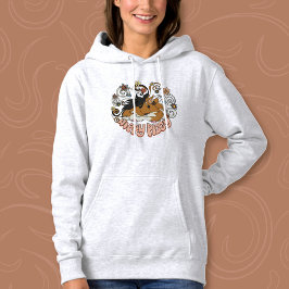 Hippy Piggy - Niedliche Guinea Schweinebild Hoodie