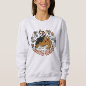 Hippy Piggy - Niedliche Guinea Schweinebild Sweatshirt (Vorderseite)