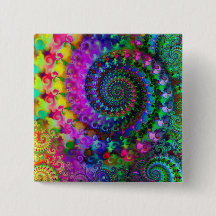 Hippy Regenbogen-Fraktal-Muster