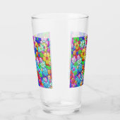 Hippy Retro Blumenart Glas (Rechts)