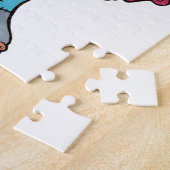 Hippy Santa sagt "Cooles Weihnachten" Puzzle (Seite)