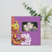Hippy-Save the Date-Foto-Einladung Save The Date (Stehend Vorderseite)
