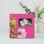Hippy-Save the Date-Foto-Einladung Save The Date (Stehend Vorderseite)