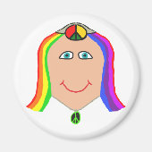 Hippy Smile Magnet (Vorne)