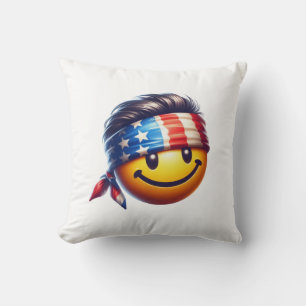 Hippy-Smiley Kissen