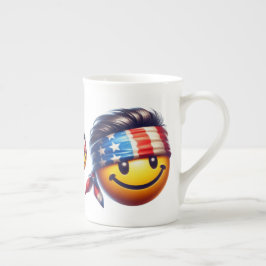 Hippy-Smiley Porzellantasse