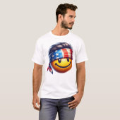 Hippy-Smiley T-Shirt (Vorne ganz)