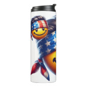 Hippy-Smiley Thermosbecher (Nach links gedreht)