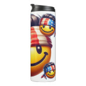 Hippy-Smiley Thermosbecher (Nach rechts gedreht)