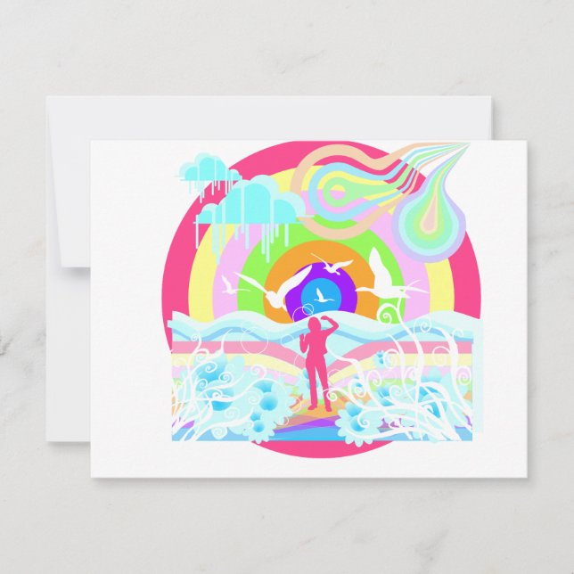 Hippy Style Art der 60er Jahre (Vorderseite)