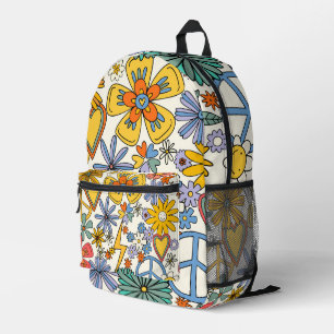Hippy Style Bedruckter Rucksack