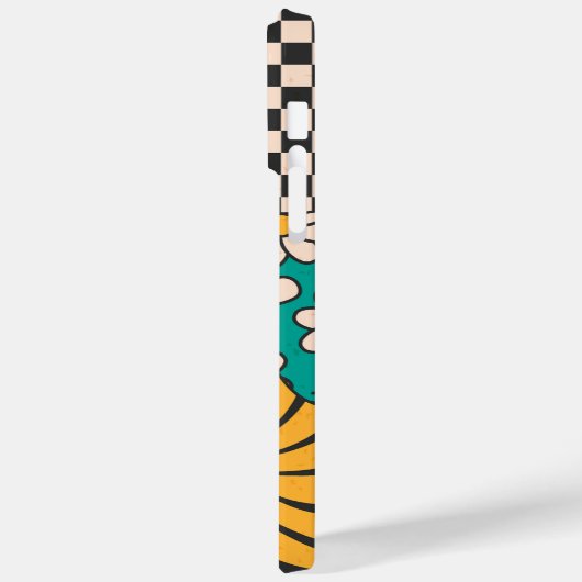 Hippy Style der 70er Jahre Case-Mate iPhone Hülle (Rückseite / Links)