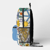 Hippy Style Personalisiert Bedruckter Rucksack (Rechts)