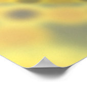 Hippy Sunflower Fraktal Mandala Pattern Poster (Ecke)