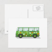 Hippy Van Postkarte (Vorne/Hinten)