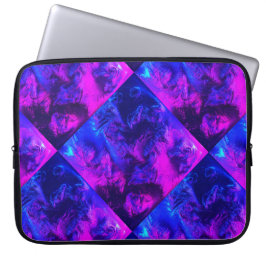 Hippy Yoga Laptop Sleeve - farbiges Universum