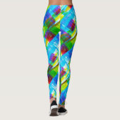 Hippy Yoga Leggings - farbenfrohe Sommer-Leggings (Rückseite)