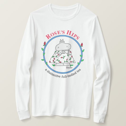 HIPS DER Rose T-Shirt (Design vorne)