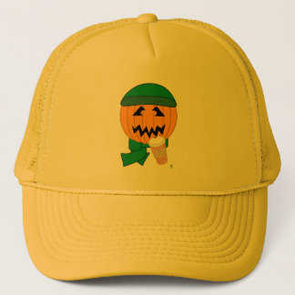 Hips Jack-o-Laterne Halloween Coffee Art Truckerkappe