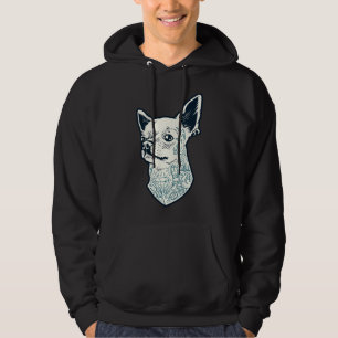 Hipser Chihuahua Hoodie