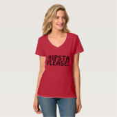 Hipsta bitte T - Shirt (Vorderseite Vollansicht)