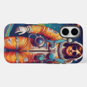 Hipster Astronaut iPhone / iPad Gehäuse Case-Mate iPhone Hülle (Rückseite (Horizontal))