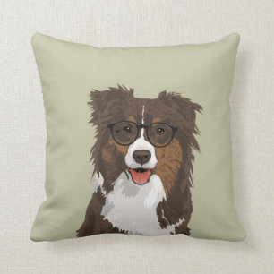 Hipster-australisches Schäfer-Hundekissen Kissen