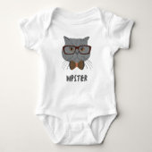 Hipster Baby Strampler (Vorderseite)