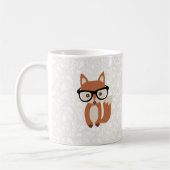 Hipster-BabyFox w/Glasses Kaffeetasse (Links)