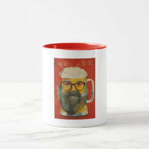 Hipster Bartete Biere Tasse Art Tasse
