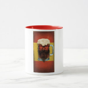 Hipster Bartete Biere Tasse Art Tasse