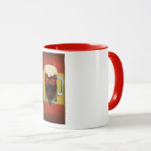 Hipster Bartete Biere Tasse Art Tasse (VorderseiteRechts)