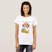 Hipster Beagle Anpassbarer Erntedank T-Shirt (Vorne ganz)