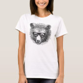 Hipster Bear T-Shirt (Vorderseite)