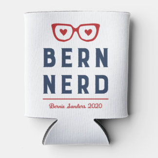 Hipster Bern Nerd | Funny Bernie Sanders 2020 Dosenkühler