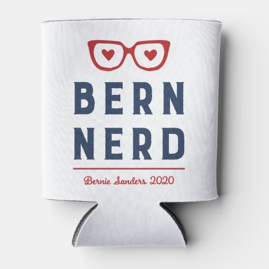 Hipster Bern Nerd | Funny Bernie Sanders 2020 Dosenkühler (Vorderseite)