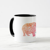 Hipster Black 325 ml Ringer Combo Tasse (Vorderseite Links)