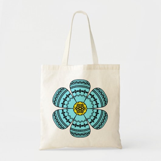 Hipster-Blumen-Tasche Tragetasche (Vorne)